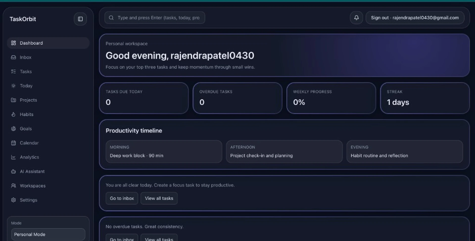 TaskOrbit product preview